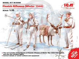 Finnish Riflemen Winter 1940 4 figures wojna zimowa 1:35