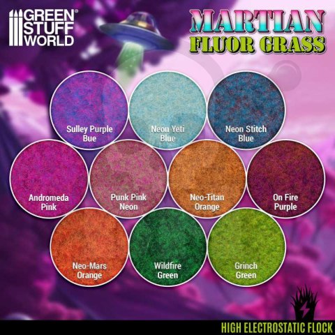 Martian Fluor Grass 4-6mm Grinch Green 200 ml