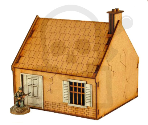 Sarissa - Single-Storey House - kpl. Terrain 28mm