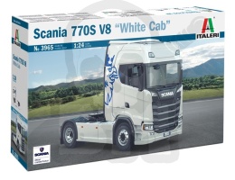 1:24 Scania S770 V8 White Cab