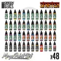 Green Stuff Starter Mega Paint Set 48 x 17ml