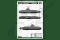 Hobby Boss 83527 German Navy Type 212 Attack Submarine 1:350