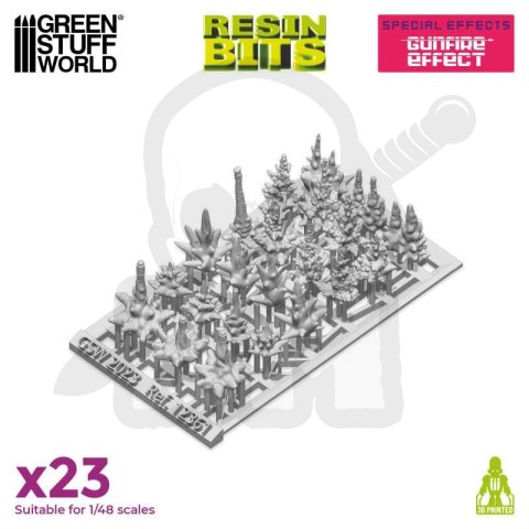 3D printed set Gunfire Effect 23 szt.