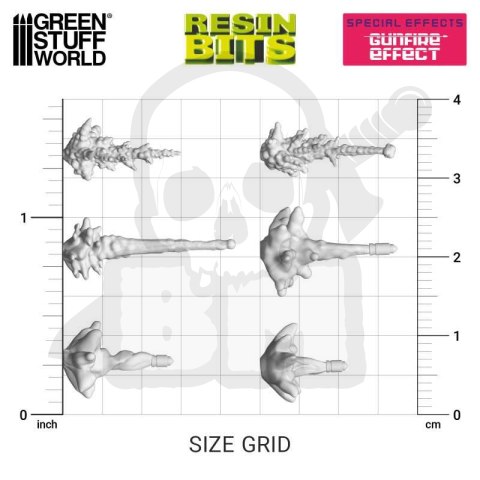 3D printed set Gunfire Effect 23 szt.