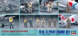 Hasegawa X48-07 WWII Pilot Figure Set 1:48