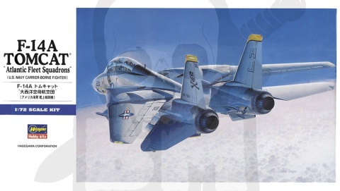 Hasegawa E14 F-14 Tomcat Atlantic Fleet Squadron 1:72