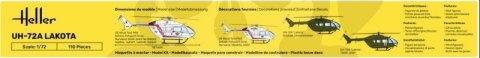 Heller 56379 Starter Set Eurocopter UH 72A Lakota 1:72 Heller 56379 Starter Set Eurocopter UH 72A Lakota 1:72