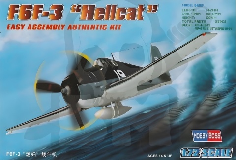 Hobby Boss 80256 F6F-3 Hellcat 1:72