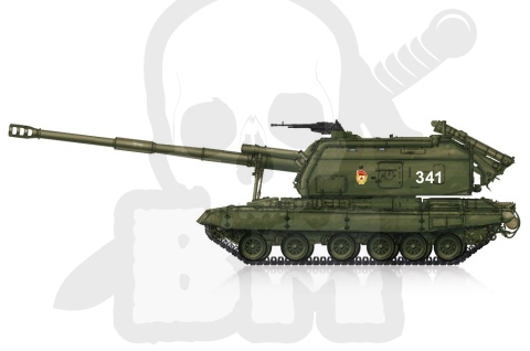 Hobby Boss 82927 Działo samobieżne 2S19-M1 Msta-S 1:72
