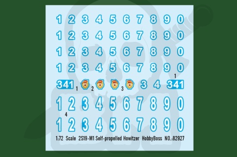 Hobby Boss 82927 Działo samobieżne 2S19-M1 Msta-S 1:72