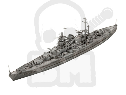 Revell 65181 Model Set Niemiecki pancernik Gneisenau 1:1200 Revell 65181 Model Set Niemiecki pancernik Gneisenau 1:1200