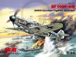 Messerschmitt Bf 109F-4/B WWII German Fighter-Bomber 1:48