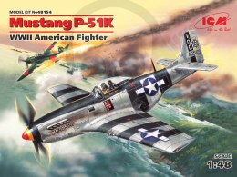 Mustang P-51K WWII American fighter 1:48