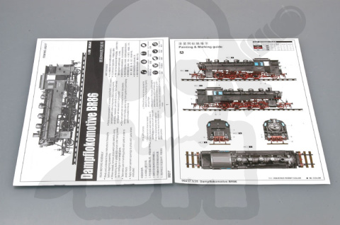 Trumpeter 00217 German Dampflokomotive BR86 1:35