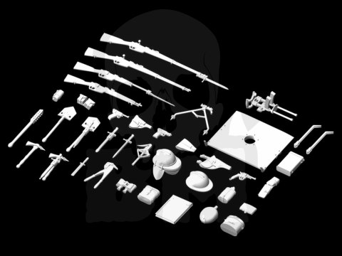 WWI Italian Infantry Weapon and Equipment 1:35