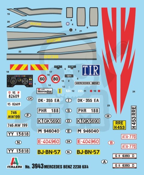 1:24 Mercedes Benz 2238 6x4 1:24 Mercedes Benz 2238 6x4