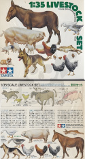 1:35 Tamiya 35128 Livestock Set