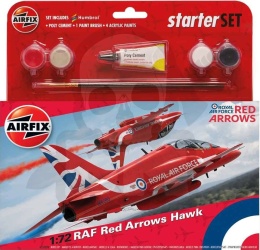 Airfix 55202C Starter Set - RAF Red Arrows Hawk 1:72