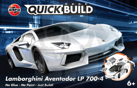 Airfix J6019 Klocki Quickbuild - Lamborghini Aventador LP700-4 White