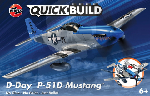 Airfix J6046 Klocki Quickbuild - D-Day Mustang