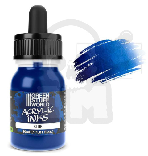 GSW Acrylic Ink Opaque - Blue 30ml GSW Acrylic Ink Opaque - Blue 30ml