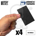 Plastic Rectangular Bases 100x60mm