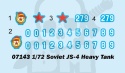 Trumpeter 07143 Soviet IS-4 Heavy Tank 1:72