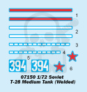 Trumpeter 07150 Soviet T-28 Medium Tank (Welded) 1:72