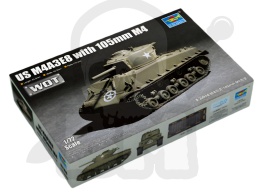 Trumpeter 07168 Czołg US M4A3E8 with 105mm M4 1:72