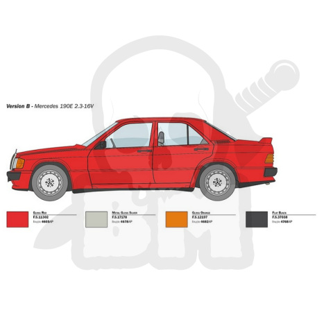 1:24 Mercedes-Benz 190E 2.3 16v 1:24 Mercedes-Benz 190E 2.3 16v
