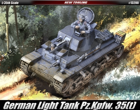 Academy 13280 German Light Tank Pz.Kpfw 35(t) 1:35