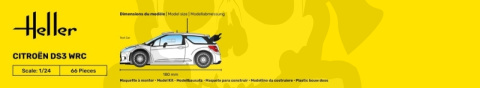 Heller 80758 Citroen DS3 WRC 1:24 Heller 80758 Citroen DS3 WRC 1:24
