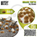 Static Grass Tufts 6mm - Dry Brown