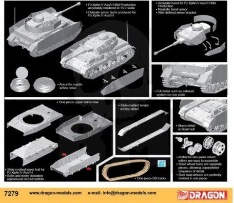 1:72 Pz.Kpfw. IV Ausf. H Mid-Production
