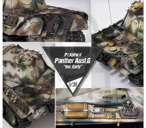 Academy 13529 Pz.Kpfw.V Panther Ausf.G Ver.Early 1:35