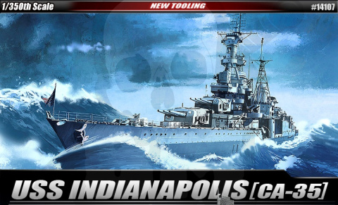 Academy 14107 Krążownik CA-35 USS Indianapolis 1:350