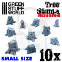 Small Haunted Tree Stumps - nawiedzone pieńki 10 szt.