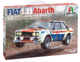 1:24 Fiat 131 Abarth 1977 Sanremo Rally Winner - Rajd San Remo