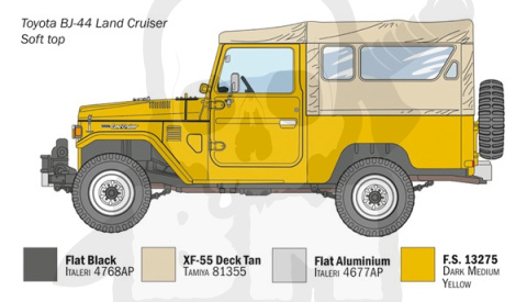 1:24 Toyota BJ44 Land Cruiser Hard top or Soft top 1:24 Toyota BJ44 Land Cruiser Hard top or Soft top