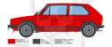 1:24 VW Golf GTI First Series