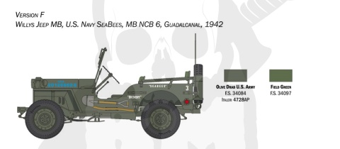 1:24 Willys Jeep MB 80th Anniversary 1941-2021