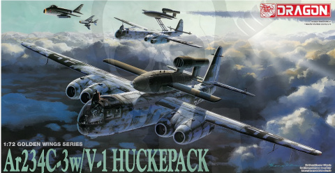 1:72 Ar 234C-4 w/V-1 Huckepack - Arado 234 jako nosiciel V1