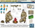 1:72 British Armoured Car Crew - WW2 British Army Armoured Car Crew Winter 1944/45