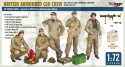 1:72 British Armoured Car Crew - WW2 British Army Armoured Car Crew Winter 1944/45