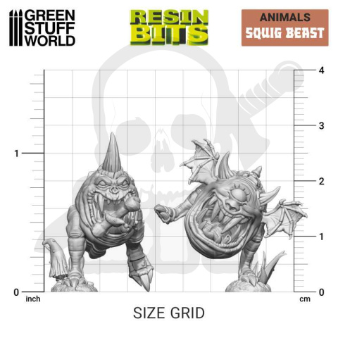 3D printed set Squig beasts - 6 szt.