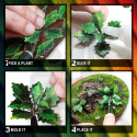 Colored Paper Plants - Burdock - papierowe rośliny