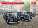 Wehrmacht Personnel Cars (Kadett K38 Saloon, Kapitan Saloon, Admiral Saloon) 1:35