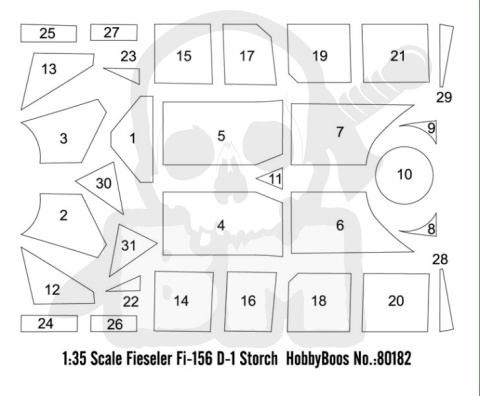 Hobby Boss 80182 Fieseler Fi-156 D-1 Storch 1:35 Hobby Boss 80182 Fieseler Fi-156 D-1 Storch 1:35