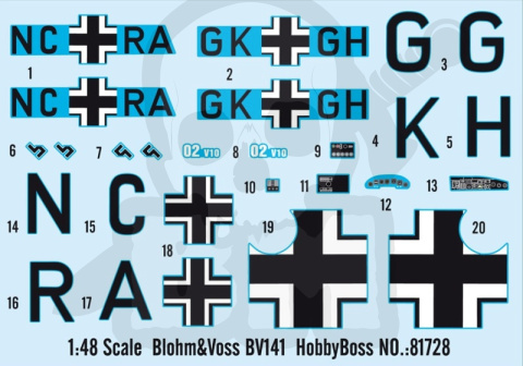 Hobby Boss 81728 Blohm & Voss BV-141 1:48 Hobby Boss 81728 Blohm & Voss BV-141 1:48