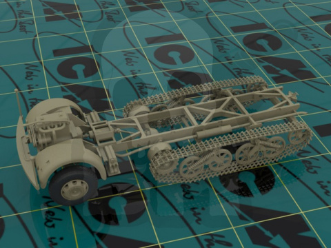 KHD S3000/SS M Maultier WWII German Semi-Tracked Truck 1:35 KHD S3000/SS M Maultier WWII German Semi-Tracked Truck 1:35